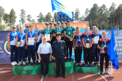 Спортсмены Академии на пьедестале победителей