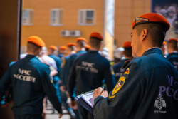 В Академии прошли тренировочные пожарно-тактические учения