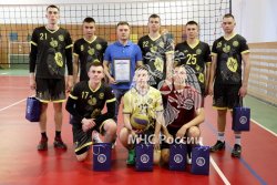 Сборная команда Академии стала серебряным призёром в товарищеском матче по волейболу