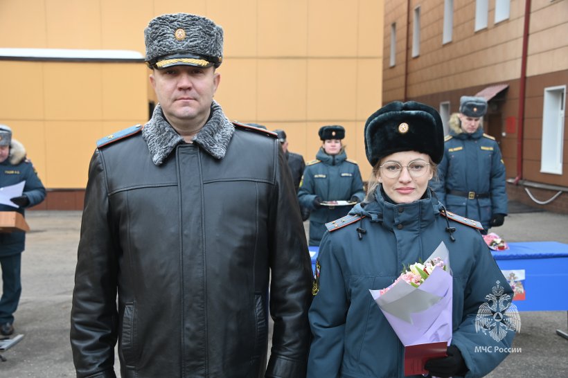 На плацу вуза состоялся общеакадемический развод