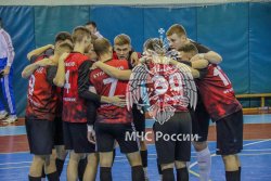 В северной столице стартовали соревнования по мини-футболу среди вузов МЧС России