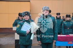 На плацу Академии состоялось построение переменного и постоянного состава