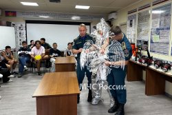 Личный состав Академии провел открытый урок во Всероссийском детском центре «Орленок»