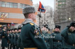 На плацу состоялось ежемесячное построение постоянного и переменного состава Академии