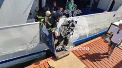 Курсанты Академии приняли участие в пожарно-тактических учениях в Геленджике