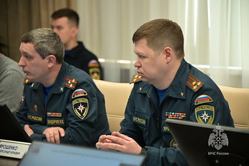 Заместитель Министра МЧС России Антон Герасимов провел рабочую встречу с представителями Академии и центрального аппарата