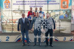 Спортсмены Академии в числе победителей Кубка Москвы по пожарно-спасательному спорту 