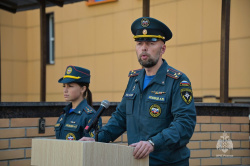 Личный состав Академии проводил поисковый отряд вуза на осеннюю Вахту Памяти