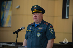 Личный состав Академии проводил поисковый отряд вуза на осеннюю Вахту Памяти