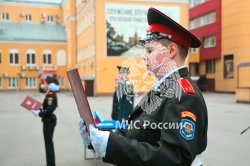 В Академии ГПС МЧС России приняли Торжественную клятву кадеты