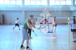 В  Академии состоялись V соревнования по бадминтону