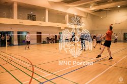 В Академии состоялась вторая академическая спартакиада по бадминтону