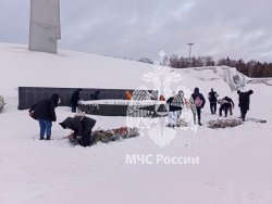 Поисковики Академии совершили пеший поход по местам боёв за посёлок Крюково