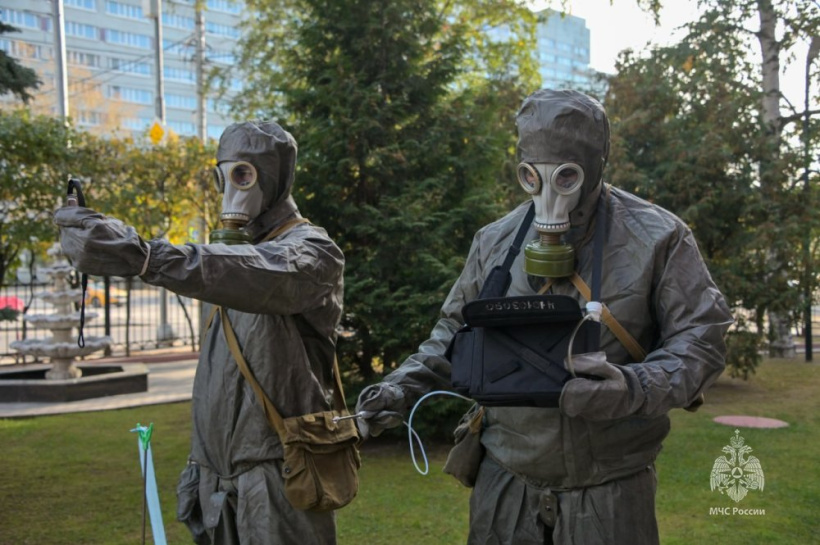 Личный состав Академии принимает участие в штабной тренировке по гражданской обороне 