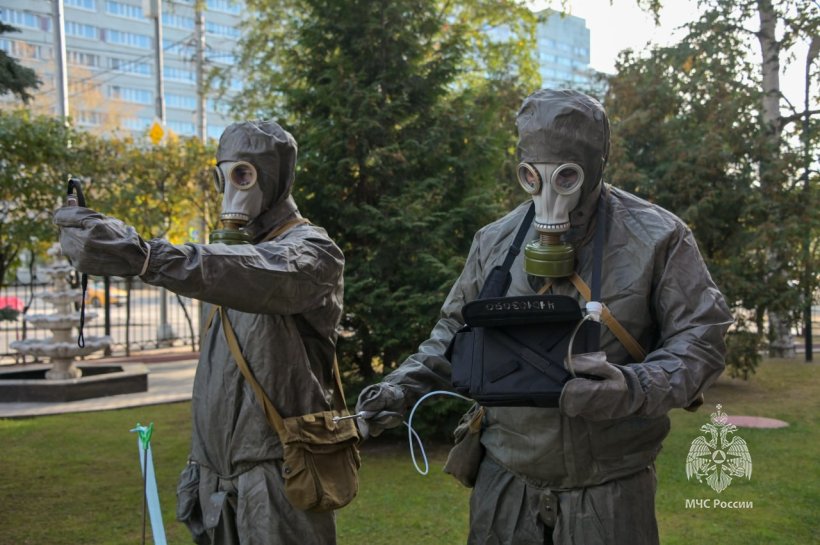 Личный состав Академии принимает участие в штабной тренировке по гражданской обороне 