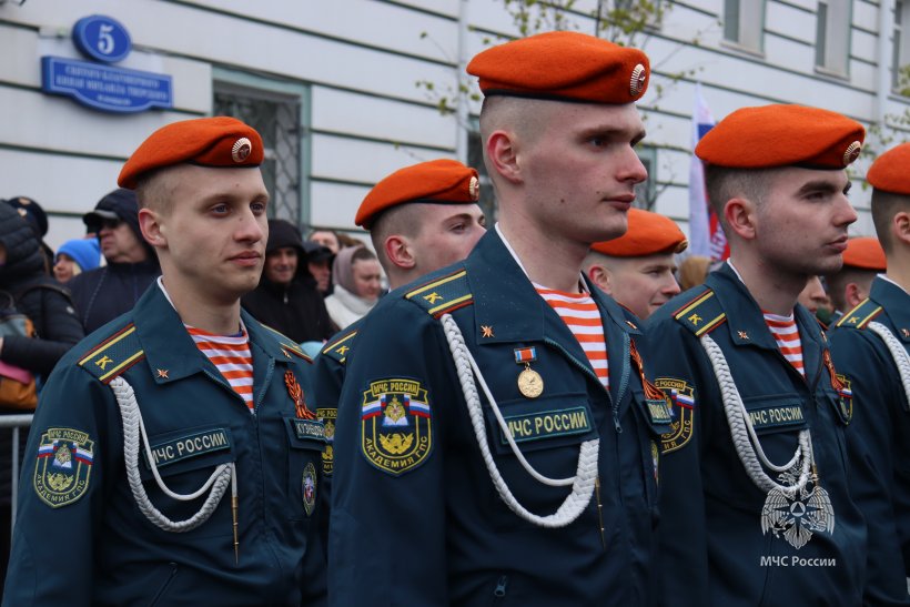 Парадные расчеты Академии приняли участие в Парадах Победы