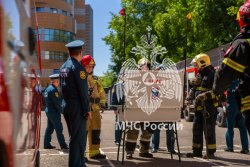 В Академии прошли тренировочные пожарно-тактические учения