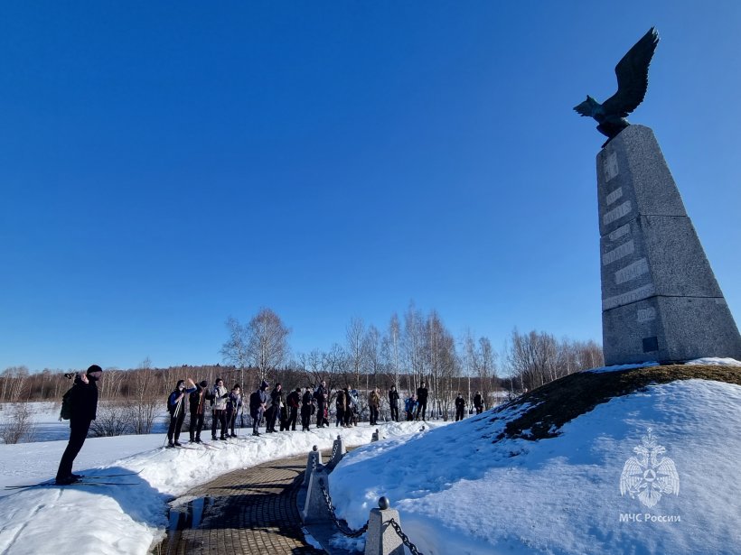 Поисковики Академии совершили лыжный поход по Бородинскому полю