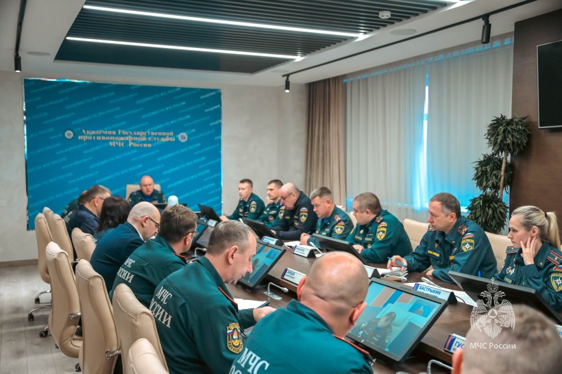 Личный состав Академии принимает участие в штабной тренировке по гражданской обороне