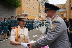 В Академии ГПС МЧС России состоялся выпуск молодых специалистов