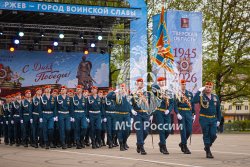 Личный состав Академии принял участие в парадах Победы в Твери и Ржеве