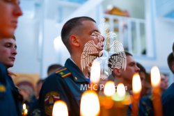 Личный состав принял участие в пасхальном богослужении