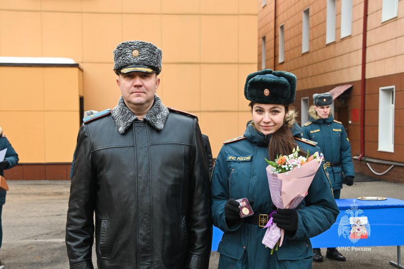 На плацу вуза состоялся общеакадемический развод