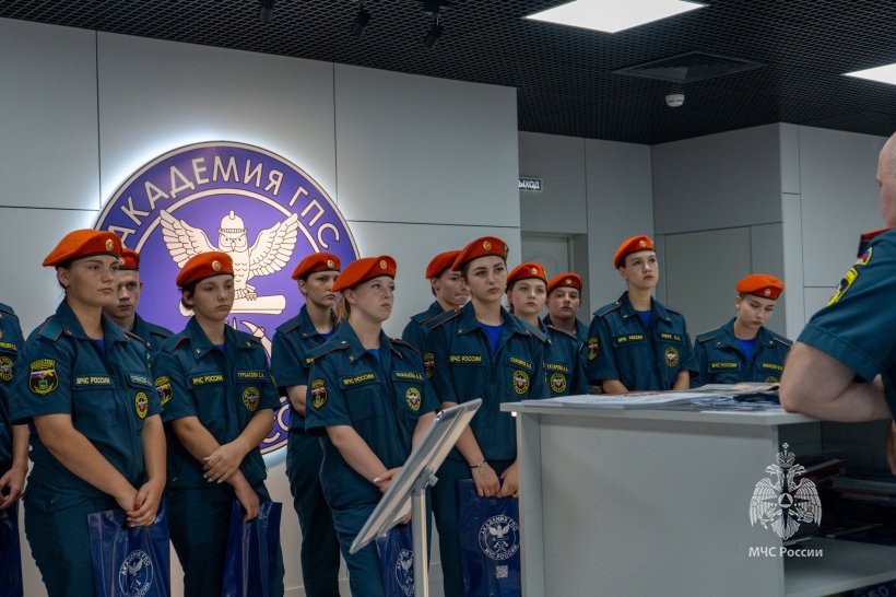 Академию посетили учащиеся кадетского класса «Спасатель» МБОУ СОШ №3