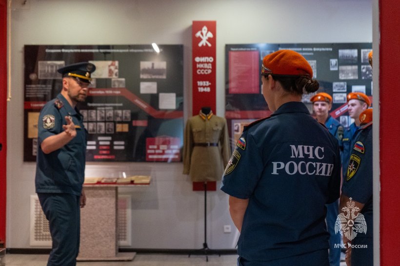Академию посетили учащиеся кадетского класса «Спасатель» МБОУ СОШ №3