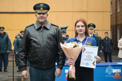 На плацу вуза состоялся общеакадемический развод