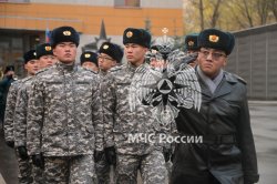 На плацу Академии состоялось построение переменного и постоянного состава