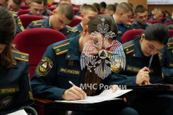 Личный состав Академии принимает участие в Экодиктанте