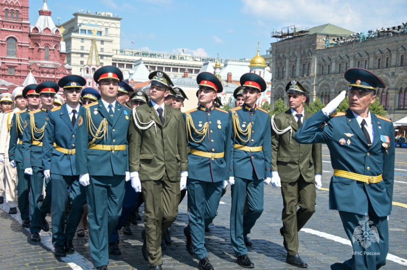 На Красной площади состоялся выпуск молодых специалистов