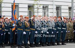 Парадные расчеты Академии приняли участие в Парадах Победы