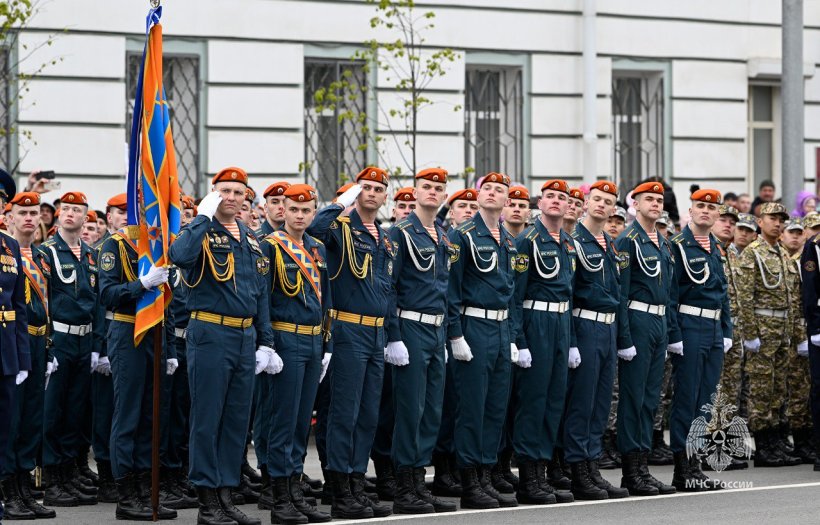 Парадные расчеты Академии приняли участие в Парадах Победы