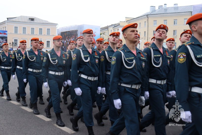 Парадные расчеты Академии приняли участие в Парадах Победы