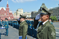 На Красной площади состоялся выпуск молодых специалистов