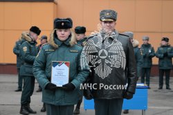 На плацу состоялось ежемесячное построение постоянного и переменного состава Академии