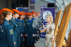 В Академии прошла выставка икон «Небесные покровители Армии и Флота России»