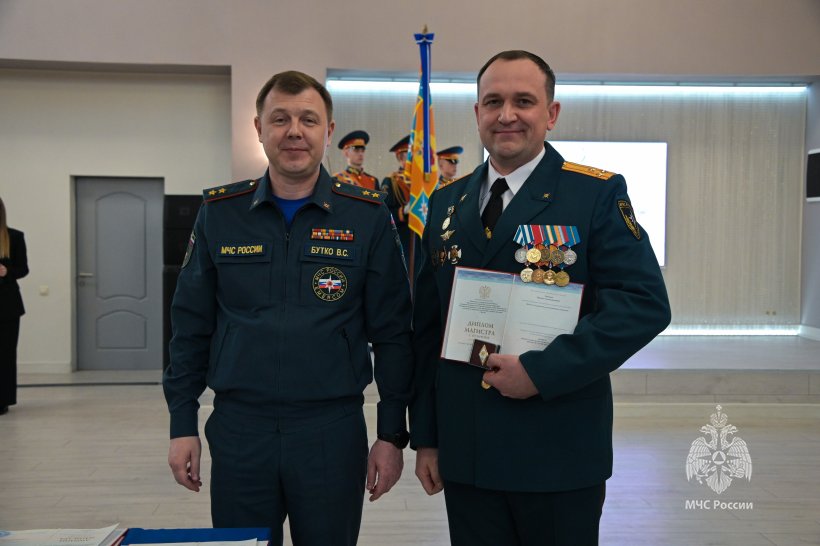 В Академии состоялась торжественная церемония, посвящённая выпуску магистров заочного обучения