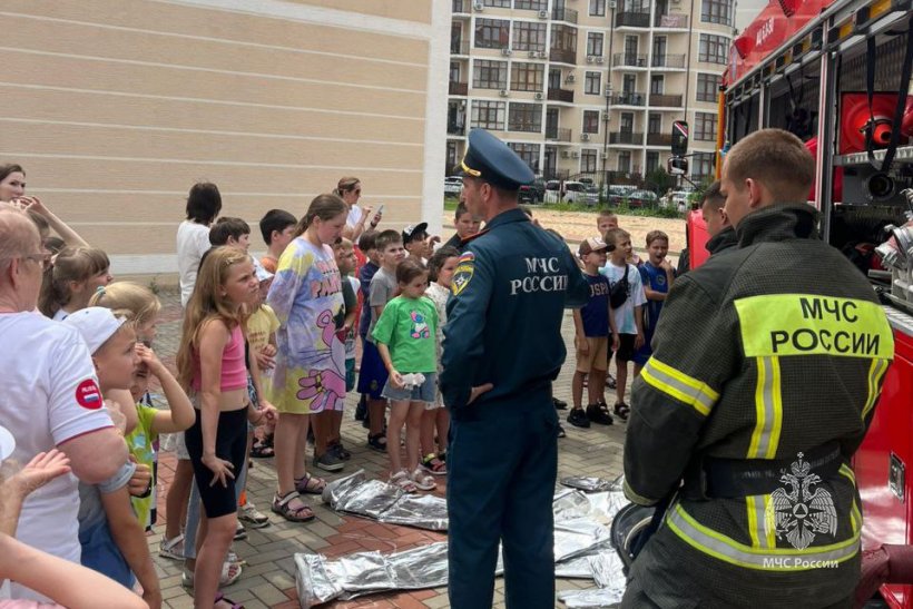 Курсанты провели открытый урок в городе-курорте Геленджик