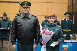 На плацу вуза состоялся общеакадемический развод