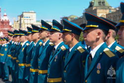 На Красной площади состоялся выпуск молодых специалистов