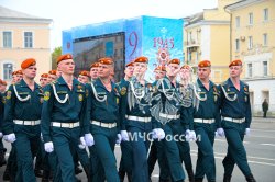 Личный состав Академии принял участие в парадах Победы в Твери и Ржеве