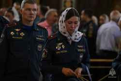 Личный состав Академии принял участие в благодарственном молебне