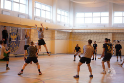 В Академии в рамках Спартакиады завершились соревнования по волейболу, приуроченные к 90-летию вуза