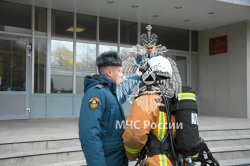 В общежитии Академии состоялись тренировочные пожарно-тактические учения