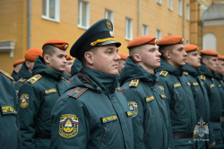 На плацу вуза состоялся общеакадемический развод