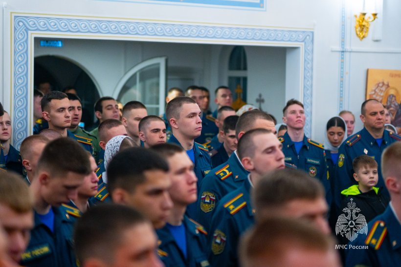 Личный состав принял участие в пасхальном богослужении