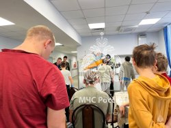 Обучающиеся Академии напомнили детям с ограниченными возможностями правила безопасного поведения